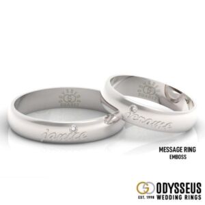 MESSAGE RING EMBOSS